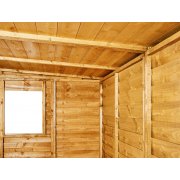 Power 4x4 Apex Garden Shed Overlap - Single Door